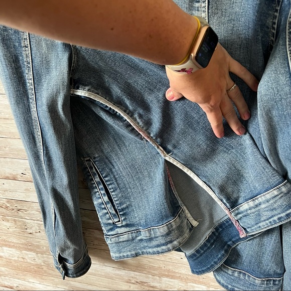 Democracy Embroidered Jean Jacket - Picture 3 of 4